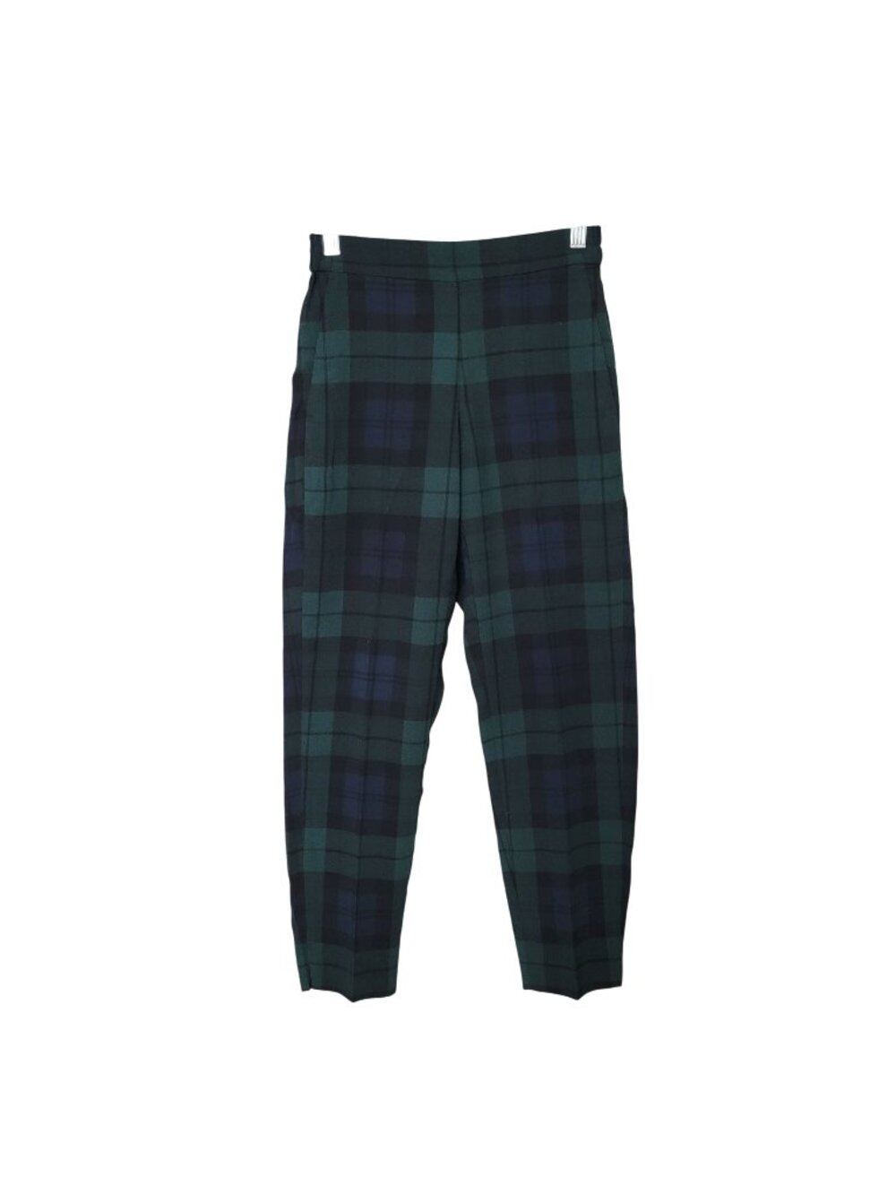 J. Crew Jamie Pant Womens Size 00 Plaid Tartan Slim Fit Tapered Ankle Pant